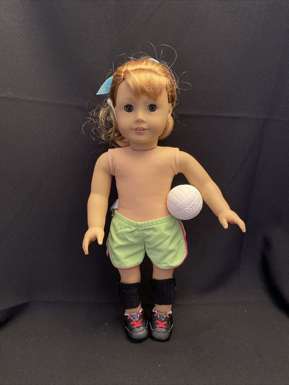 American Girl Athletic Ware-Volleyball, Shorts, Shin Guards, Cleats-No Doll